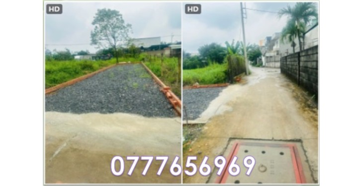 Chính chủ bán lô đất 103m2 thổ cư, 1 sẹc thị trấn Hóc Môn, HCM. 