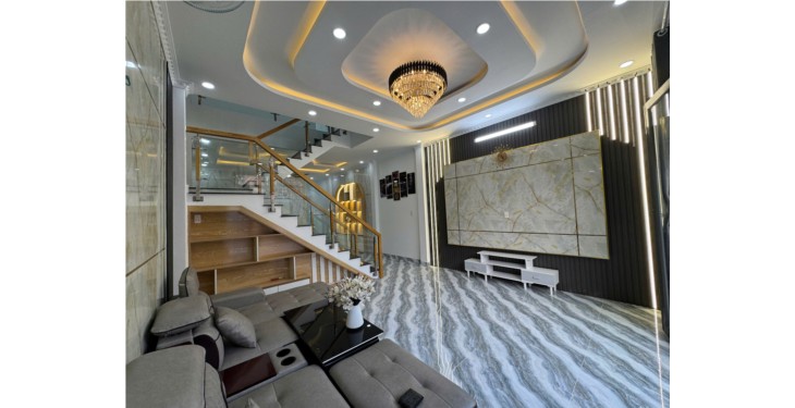 Nhà khu Trung Thành 1 trệt 1 lầu 3PN 2wc 100m2, sổ sẵn, có sân trước.
