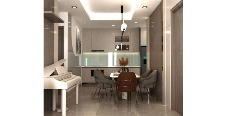 Căn góc 3PN2WC 86m2 - Giá 5.35 tỷ - Đủ nội thất view sông Q7 Riverside