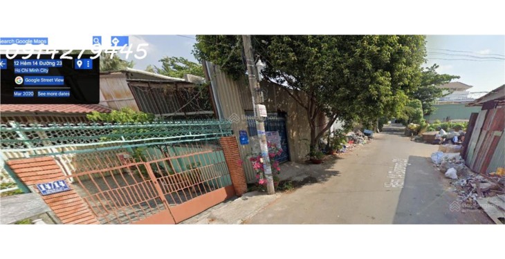 CHO THUÊ KHO HÀNG 138M2 ĐƯỜNG SỐ 23, P. HIỆP BÌNH CHÁNH, THỦ ĐỨC